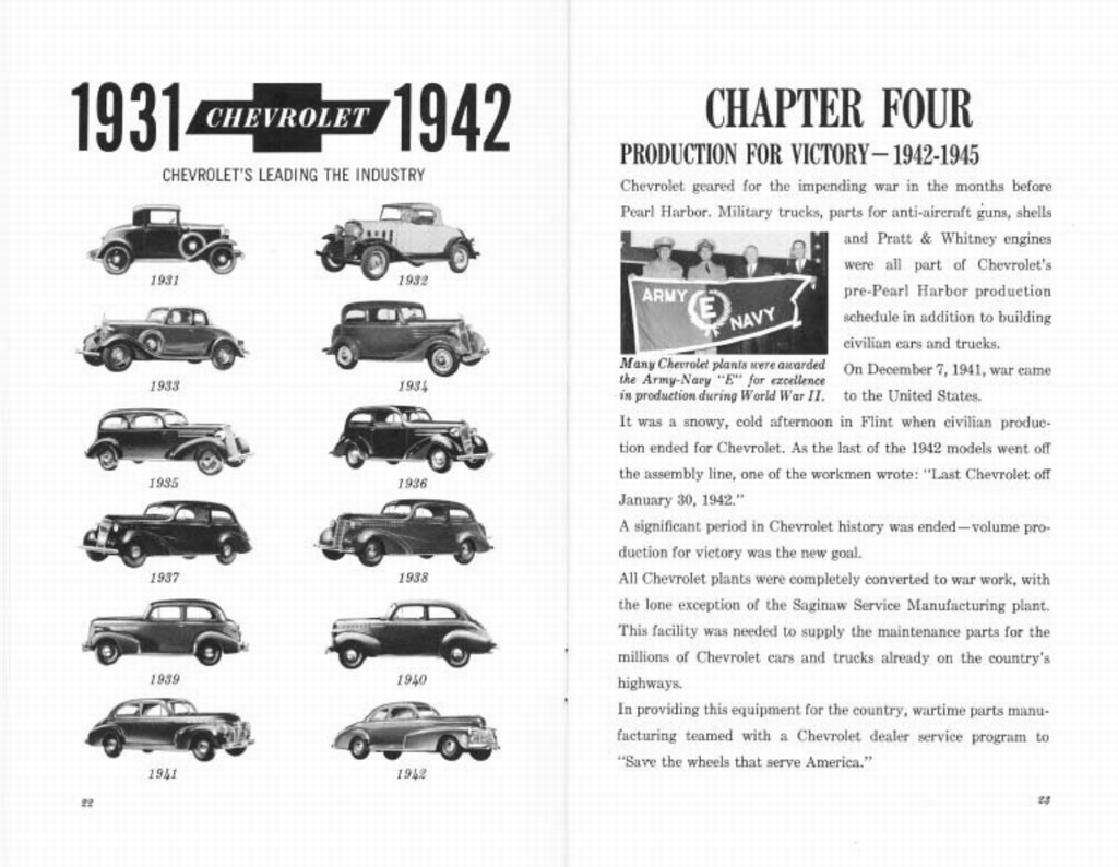 The Chevrolet Story - Published 1961 Page 6